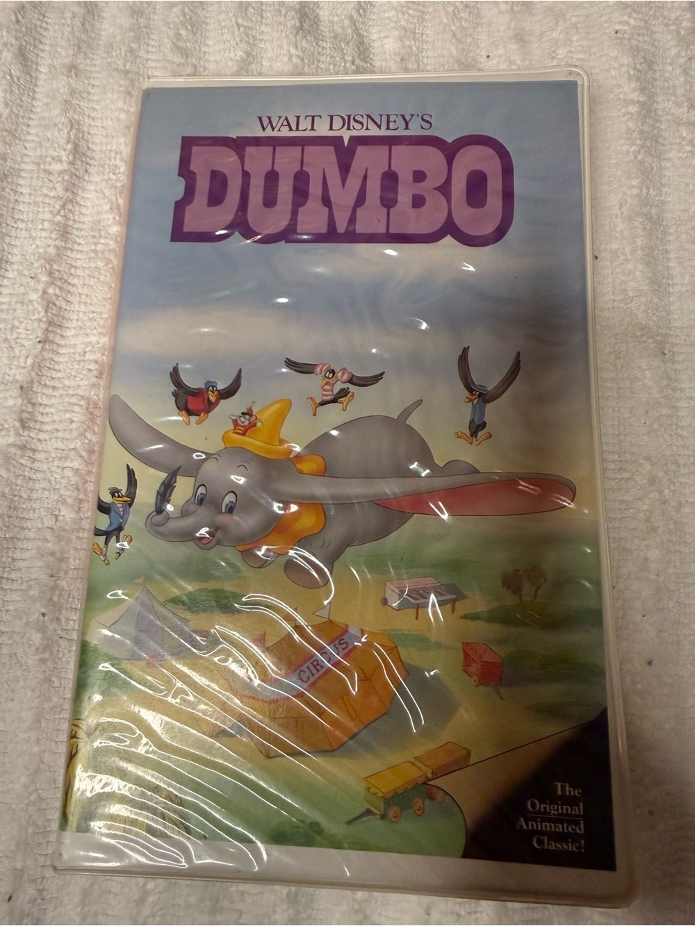 Vintage Walt Disney Dumbo VHS The Classics Clamshell Tape Tested